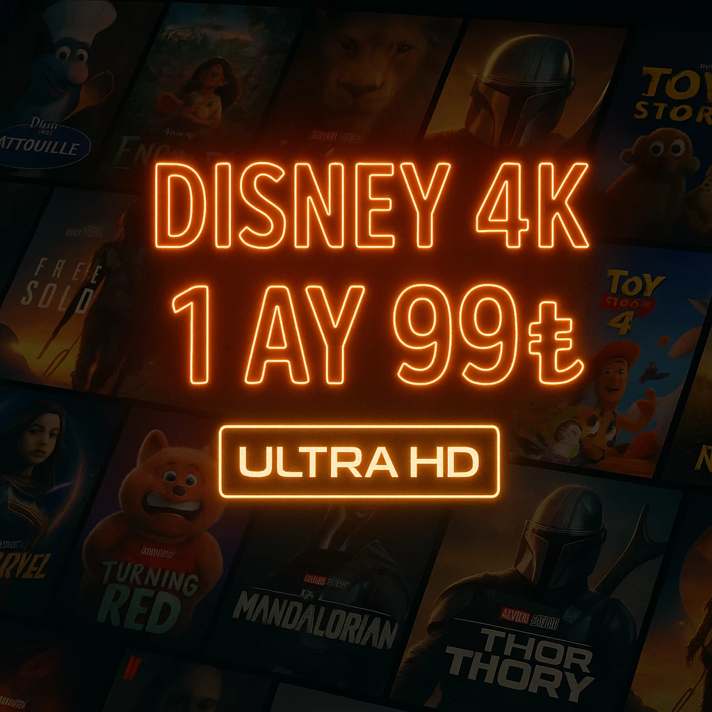 Disney Plus 4K (1Ay) 99TL