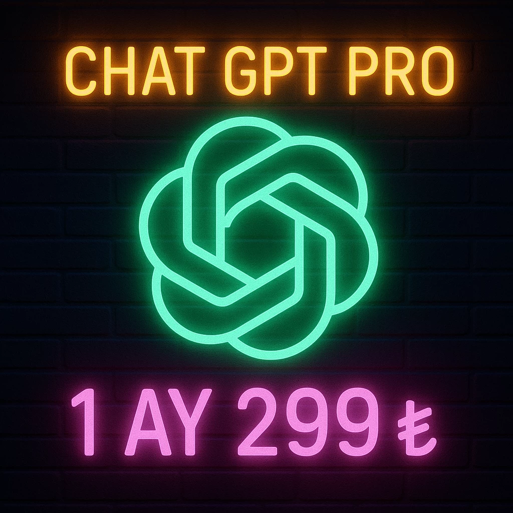 Chat Gpt Pro 1 Ay 299₺