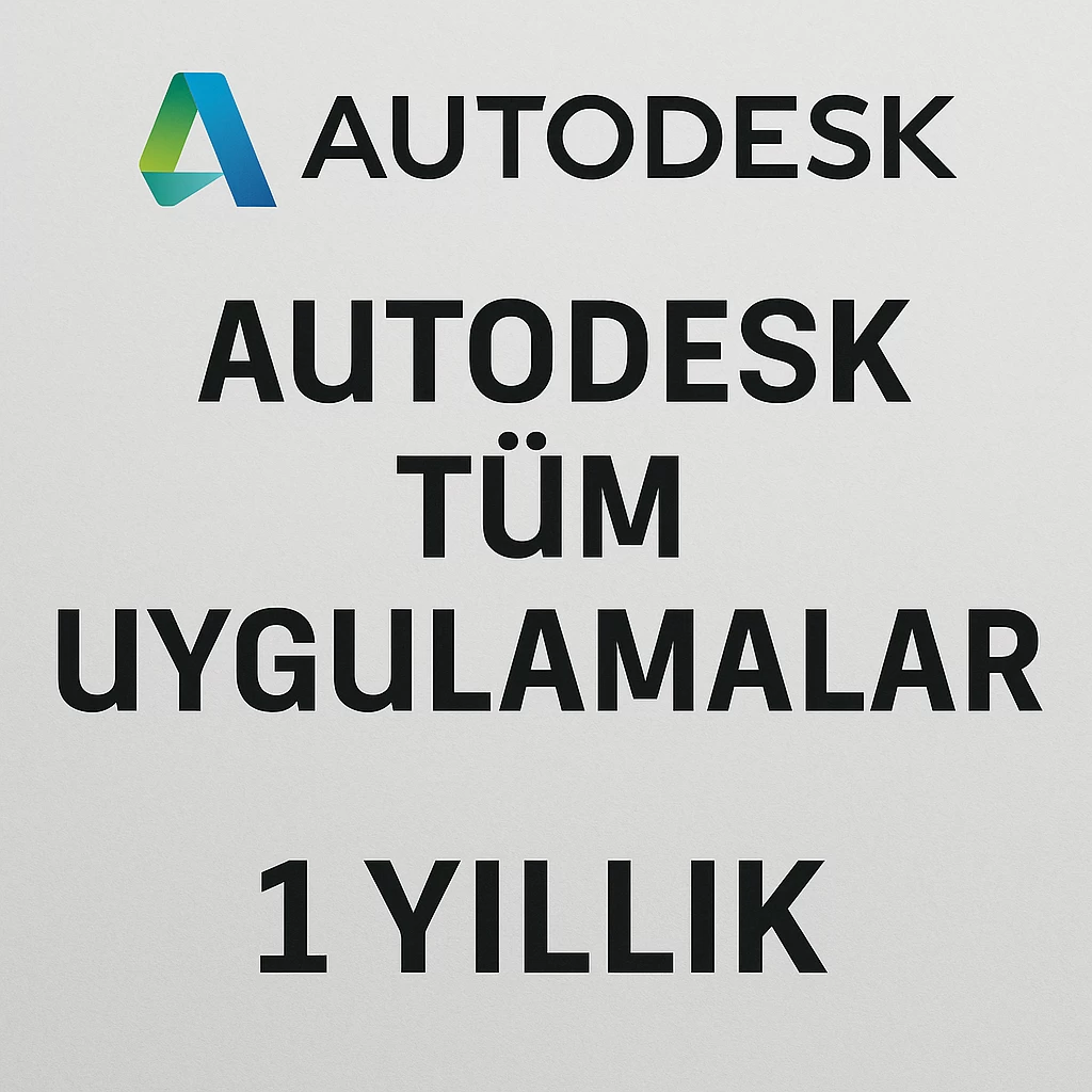 Auto Desk Tüm uygulamalar 1 Yıl